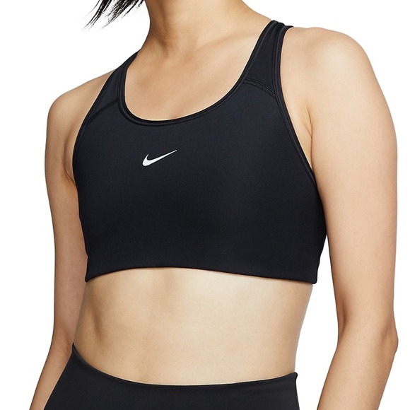 Black Dri-FIT Swoosh Sports Bra - Picture 1 of 4